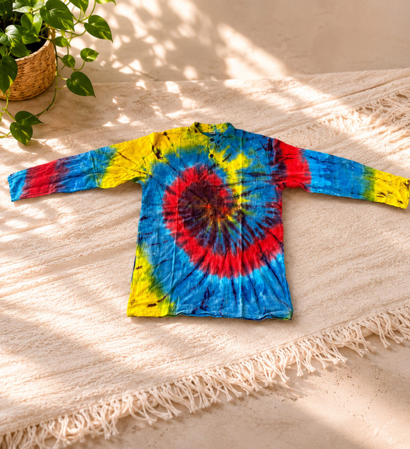 Cosmic Spiral Tie-Dye Shirt